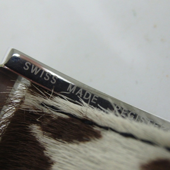 Very rare Fendi Red Ponyhair cow hair Watch Quartz - Picture 8 of 8